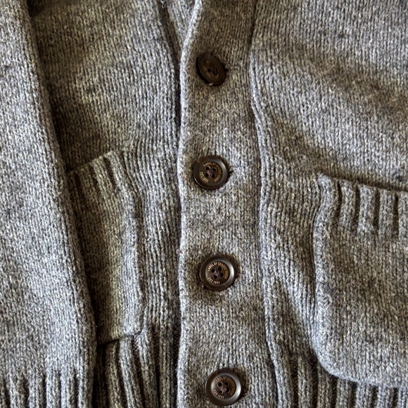 H&M Kids LOGG Gray Button-Up Cardigan 4-6Y - Picture 4 of 6